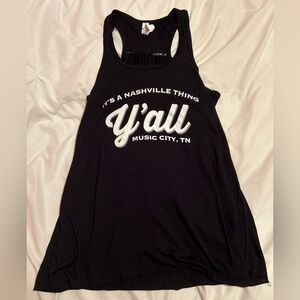 Nashville Graphic Racerback Tank Top